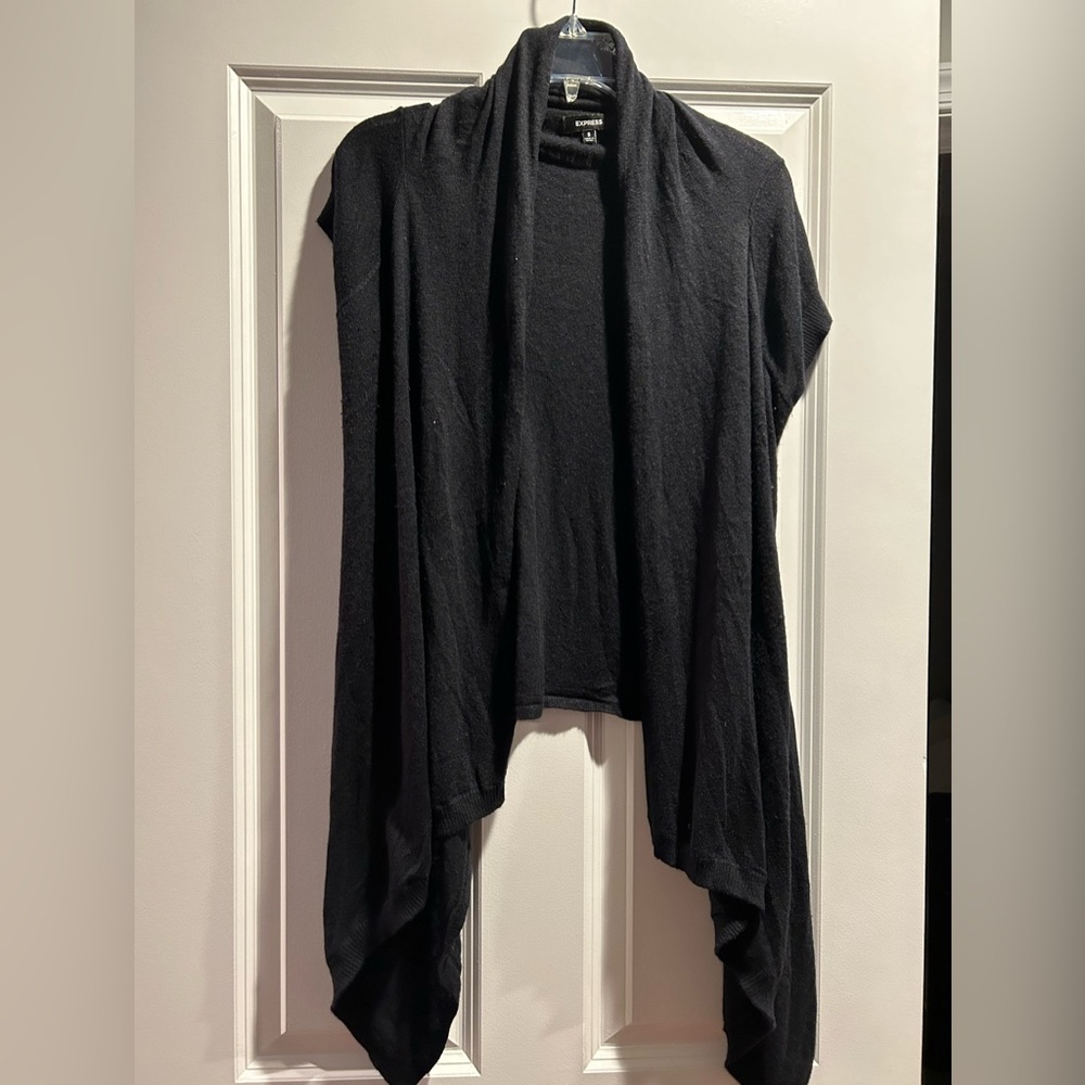Express Black Women’s cardigan sweater Sz S